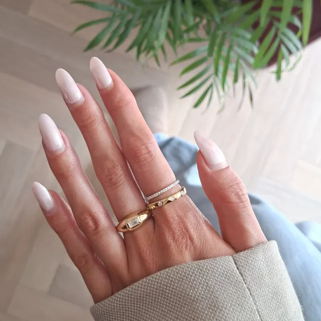 Esme Half Eternity Pave Band	Ring lifestyle