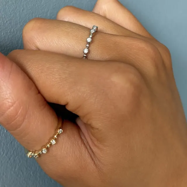 Seraphine stacker ring lifestyle