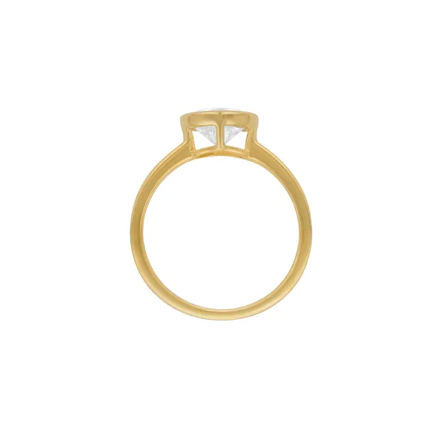 1ct Heart Lab Created Diamond Ring lifestyle
