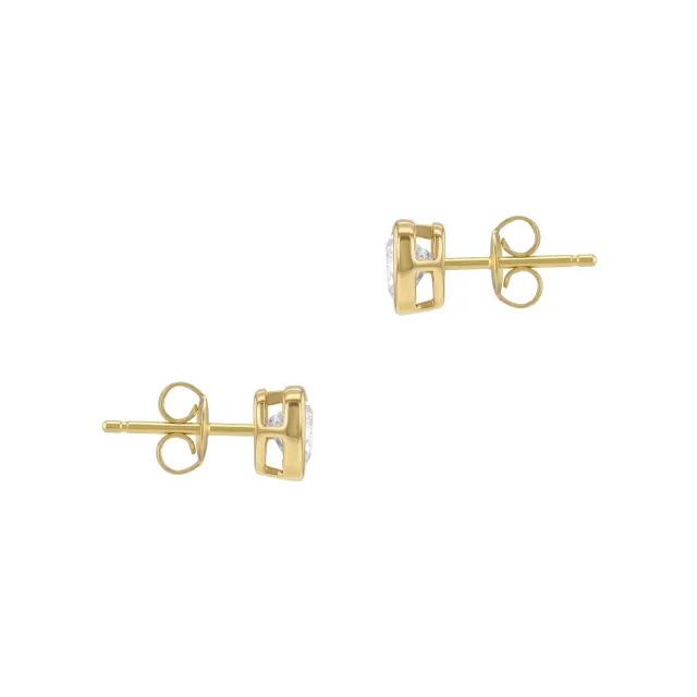 1ct Heart Lab Created Diamond Earrings lifestyle