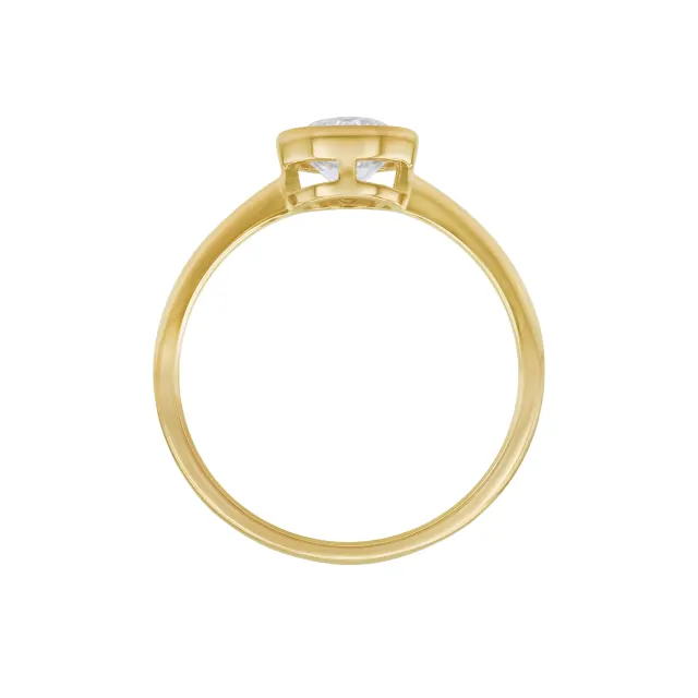 1ct Round Brilliant Lab Created Diamond Ring lifestyle