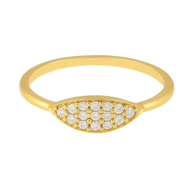 Verité Cluster Ring in gold vermeil